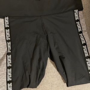 Pink leggings size large